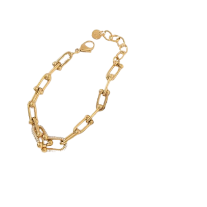 Gouden Schakelarmband – Tijdloos & Trendy