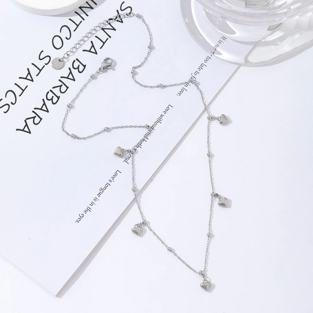 Zilveren Hartjes Ketting – Subtiel & Romantisch