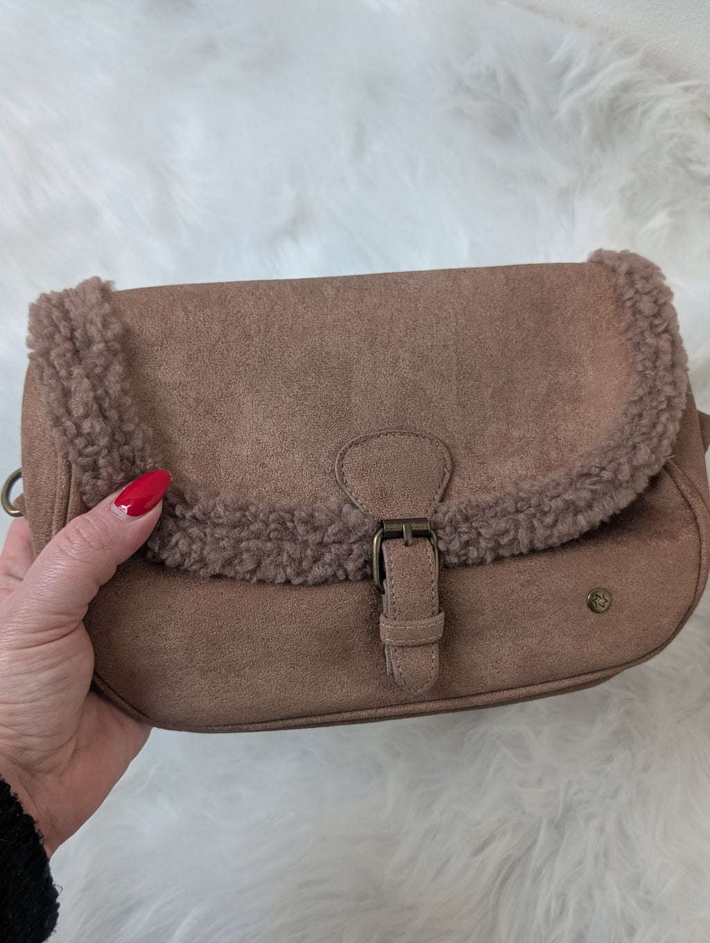 Teddy Crossbody Tas – Warm & Stijlvol