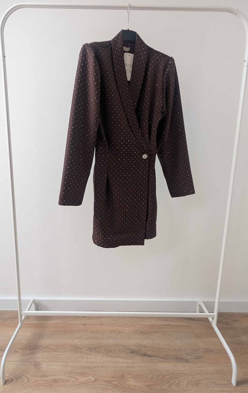 Bruine Playsuit – Warme, Chique Sparkle