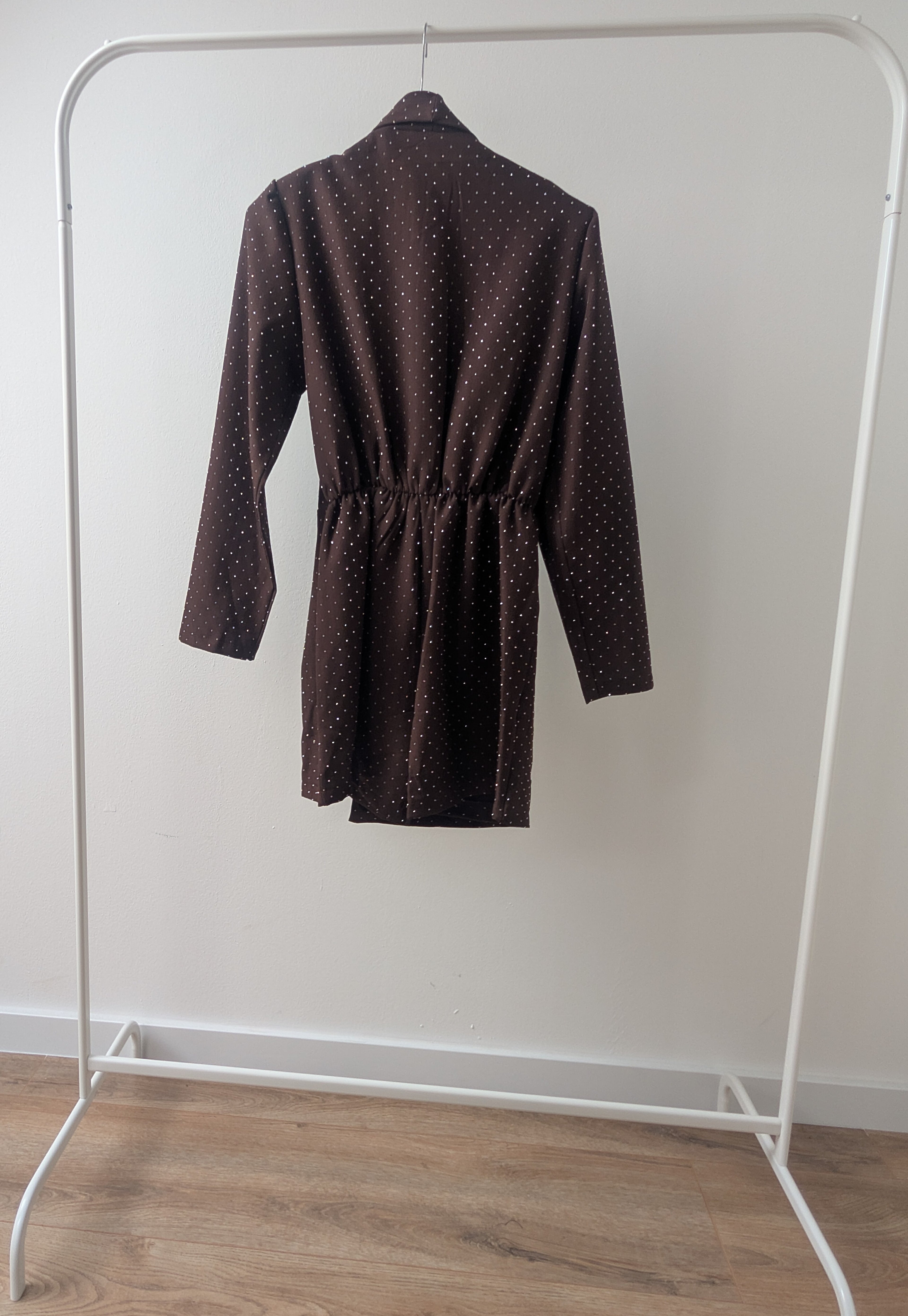 Bruine Playsuit – Warme, Chique Sparkle